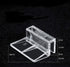 Haulonda 4pcs Clear Color Acrylic Aquarium Fish Tank Glass Cover Clip Support Holder (5mm)