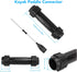 Kayak Paddle Connector, 2PCS Plastic Oars Shaft Connector for Inflatable Boat Stand Up Paddle