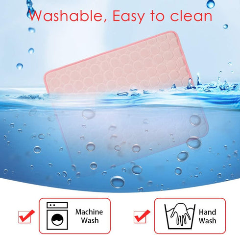 Pet Cooling Mat for Dog Cat, Washable Reusable Ice Silk Self Cooling Pad, Pet Sleeping Blanket for Beds and Couches