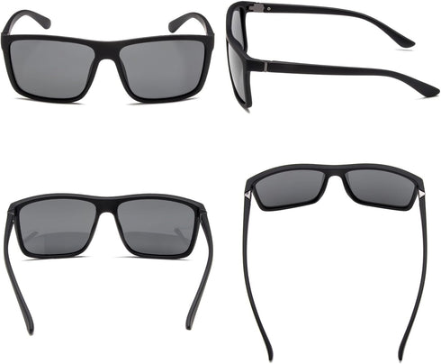 NIEEPA Men's Sports Polarized Sunglasses, Square Frame Glasses NP1007