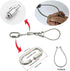 DANGONGLI 2-Packer Set 304 1200 lbs Goat and Deer Hunting Hanging Tool Stainless Steel Quick-Release Hoof Hook Designed