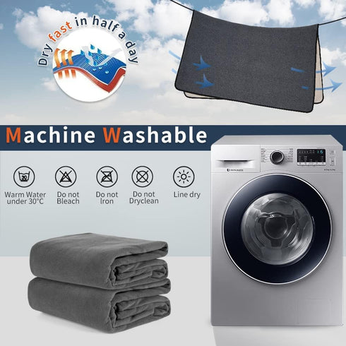 65x48 inch Washable Pee Pads for Dogs, Extra Large Reusable Dog Pee Pad, Waterproof Pet Mat, Dog Playpen Mats for Puppy