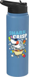 Muesli Breakfast Cornflakes Shark Crisp Cereal Muesli Breakfast Cornflakes Funny Shark Crisp Cereal Stainless Steel Insulated Water Bottle