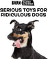 Barkbox Super Chewer Tough Dog Chew Toys, Dental Stimulating for Aggressive Chewers, Turkey - Large