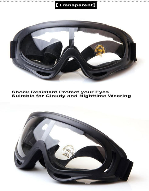 Protective Over Glasses Goggles, Safety Skiing Snowboard Bicycle Cycling Motorcycle Goggles