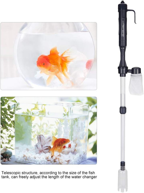 Aquarium Vacuum Sand Washer Electric Aquarium Gravel Cleaner Kit Multi-Functional Fish Tank Sand Cleaner Syphon Cleaning Aquarium Cleaning Device