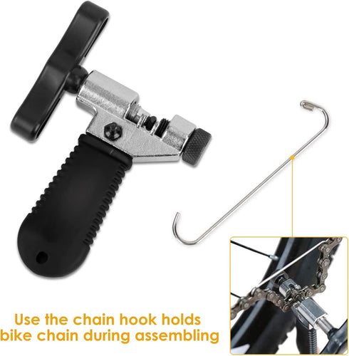 WOTOW Bike Chain Repair Tool Kit Set - Cycling Bicycle Chain Breaker, Splitter, Cutter & Master Link Pliers for 6-10