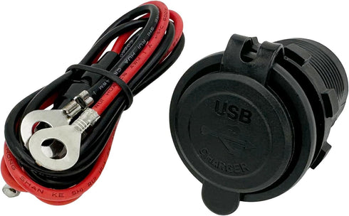 Golf Cart USB Charger Port Outlet for EZGO Club Car Yamaha Golf Car 12V