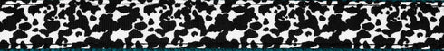 Country (3/4 Inch, 5 Brook Design - Dairy Cow Ribbon on Teal Nylon Webbing Yards)