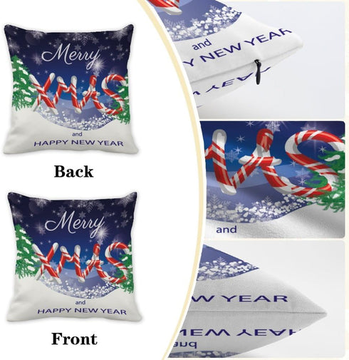 Generic Set 2 16x16 of Throw Pillow Covers Couch Decorative Cotton Throw Pillows Covers Boho Farmhouse Soft Funky