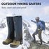 Waterproof Hiking Gaiters with Rubber Foot Strap, Lightweight Adjustable for Men and Women Hiking, Skiing