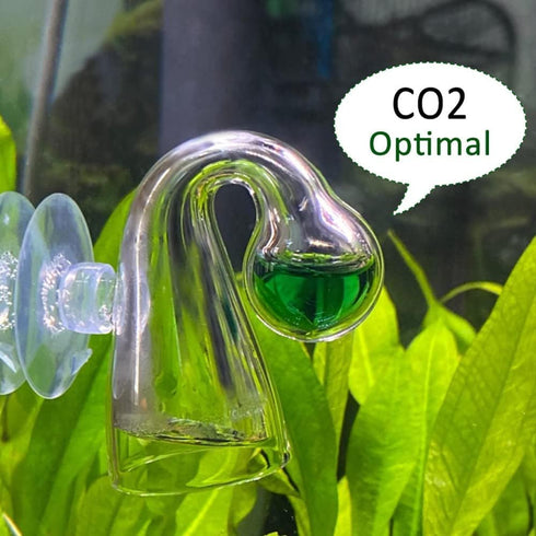 Glass Drop Checker Kit, 15ml Co2 Checker Solution for Monitoring Planted Tank CO2 Levels
