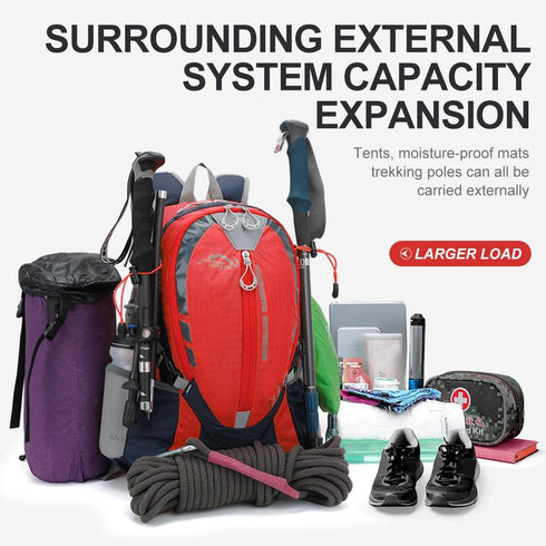 INOXTO 25L Small Hiking Backpack with 2L Water Bladder and Waterproof Rain Cover, Hydration Backpack