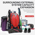 INOXTO 25L Small Hiking Backpack with 2L Water Bladder and Waterproof Rain Cover, Hydration Backpack