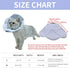 Soft Cat Recovery Collar - Adjustable Dog Cat Cone for Surgery, Protective Collar for Kitten and Puppy, Small, Blue