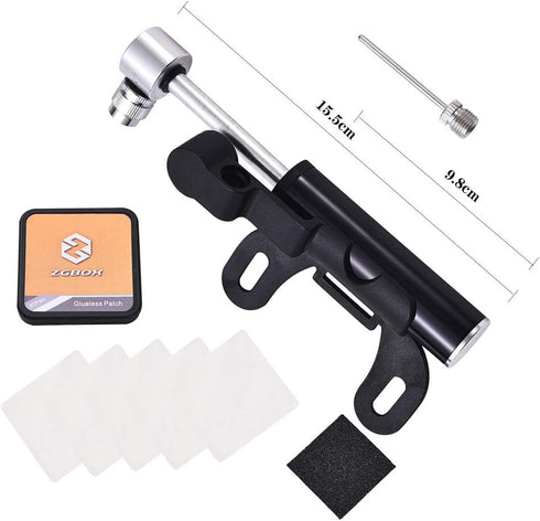 Multi-Function Bike Repair Tool Kits - 16-in-1 with Bicycle Saddle Bag, Mini Pump 120 PSI & Puncture Kit