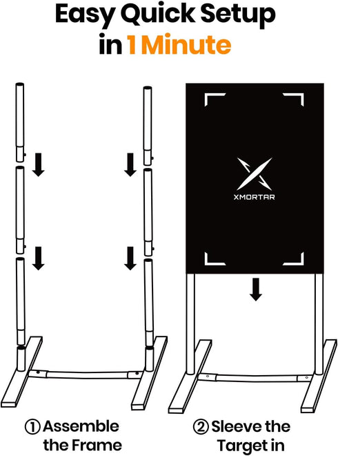 All Steel Strike Zone Target for Wiffle and Blitzballs