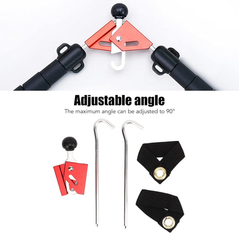 Pole Tips Caps for Tent Support, Anti Puncture Canopy Rod Top Caps for 6mm Tent Rod
