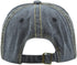 Vintage Baseball Cap, Denim Embroidered Shark Trucker Hat, Retro Frayed Edge Sunhat, 100% Cotton Outdoor