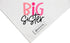 Realeaf Big Brother Big Sister Dog Bandanas Pet Scarf for Medium and Large Dogs New Baby Announcement Pet Accessories