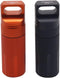 HRX Package Outdoor Waterproof EDC Survival Container Capsule, Airtight Aluminum Pill Bottle (2PCS)