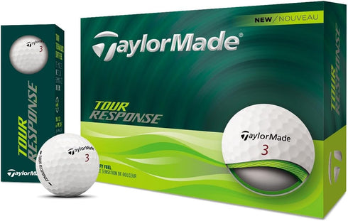 360 Pack 12 TaylorMade Tour Response Golf Balls, Enhanced ClearPath Alignment, Speed Wrapped Core for Distance