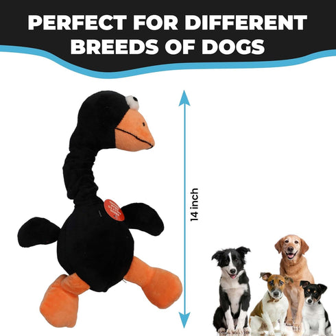 SPOT 14 Chirpies Plush Dog Toy Bird Sound Squeaky Toy for Small and Medium Dogs, Light to Moderate Chewers, Stretchy