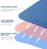 Yoga Mat Non Slip, Eco-Friendly Pilates Fitness Mats, Anti-Tear 1/4" Thick for Home Workout