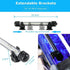 Aquarium Light for Fish Tank, Auto on/Off Submersible White and Blue Plant Light with Timer and Dimming Function (7.5