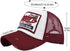 Vintage Embroidery Half Mesh Baseball Cap - Adjustable Unisex Washed Denim Trucker Sun Hat