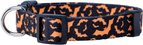 Native Pup Halloween Dog Collar, Spooky Fall Themed Horror Costume Collars, Adjustable for Small, Medium, Large Breeds
