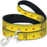 Dog Leash Measuring Tape, Yellow Black Red, 6 Feet Long, 1.0 Inch Wide