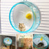 Hamster Exercise Wheel Silent Spinner for Cage, Plastic Small Animal Exercise Wheels for Dwarf Syrian Hamster