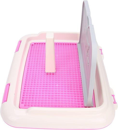 Indoor Potty Tray Indoor Dog Toilet with Fence, Suitable for Small Dogs