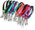 Pink Martingale Dog Collar, Reflective Nylon Adjustable Stainless Steel Chain Collar, No Pull Training Collar for Small