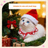 YangQian Small Dog Cat Bib Collar Pet Scarf Bib Small Dog Wedding Christmas Holiday Bandana Cats Birthday Party Outfit
