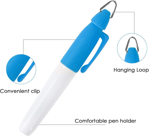 SHIDOW Golf Marker Pen, Golf Ball Marker Pens, Mini Markers Golf Ball Marker Pen, Point Markers with Golf Keychain
