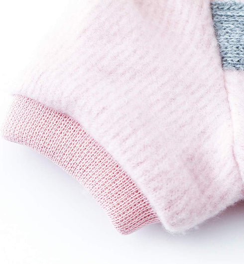 Cute Pet Puppy Cat Warm Jumper Sweater Bow Knitwear Coat (S, Pink) - Winter Apparel for Small Dogs