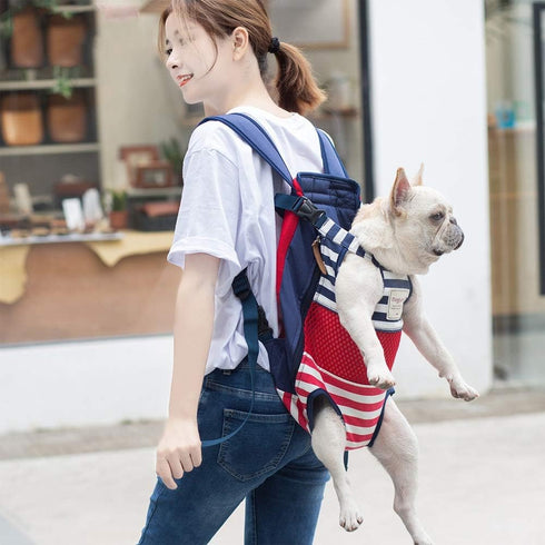 Dog Carrier Backpack, Pet Front Carrier for Small Medium Dogs, Hands-Free Cat Backpack Carrier