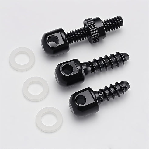 NEATABY Set, 6 Sling Swivel Studs Pieces Wood Bolt Sling Screw Mounts, Rifle or Shotgun Swivel Screws Kit