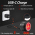 200 300 8 4 IP66 Cruxer Ultra Bright Bike Tail Light Lumen Compact Bicycle Rear Light, USB-C Rechargeable, Smart Brake