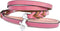 Luxury Raspberry Pink Leather Dog Leash, 4 Feet X 1/2 Inch Wide, Made with Genuine Leather