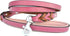 Luxury Raspberry Pink Leather Dog Leash, 4 Feet X 1/2 Inch Wide, Made with Genuine Leather