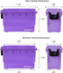 Sheffield 12632 Field Box, Pistol, Rifle, or Shotgun Ammo Storage Box, Tamper-Proof Locking Ammo Can, Water Resistant, Made in The U.S.A, Stackable, Purple by Sheffield