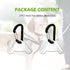 2PCS Dog Poop Bag Holder, Waste Holder for Dispenser Carrier, Hands-Free Metal