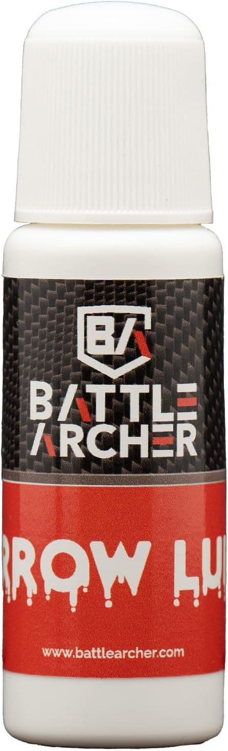 Battle Archer ShaftGlide Arrow Lube Silicone-Based Shaft Lubricant with Sponge Applicator for Easy Arrow