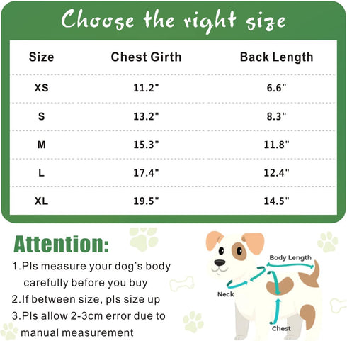 Dogs Clothes Small Pet Costume Halloween Dinosaur Costume - Funny Apparel for Puppies (XS)