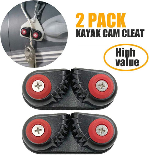 Kayak Cam Cleat, Aluminum Fast Entry Cleats for Boat Canoe Sailing Dinghy