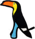 TUFFY World's Tuffest Soft Dog Toy - Zoo Junior Toucan, Durable & Strong for Interactive Play.
