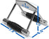 Yes4All Tricep Press Down Cable Machine Attachment Set, V-Shaped Bar, LAT Pull Down Straight Bar for Home Gym